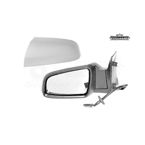 Au&szlig;enspiegel VAN WEZEL 3792817 * HAGUS * f&uuml;r OPEL, links