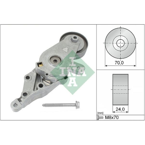 Spannarm, Keilrippenriemen INA 534 0140 30 f&uuml;r AUDI SEAT SKODA VW VW (FAW)
