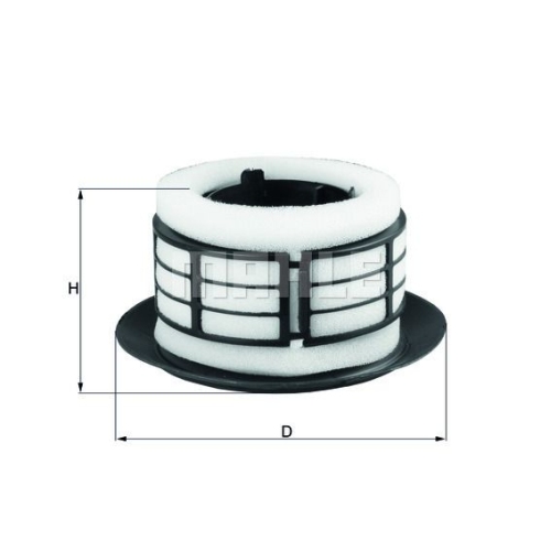Luftfilter KNECHT LX 292 f&uuml;r CITRO&Euml;N GMC