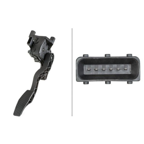Sensor, Fahrpedalstellung HELLA 6PV 010 946-071 f&uuml;r OPEL VAUXHALL GENERAL MOTORS
