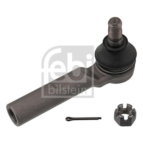 Febi Bilstein 43227 Spurstangenendst&uuml;ck mit Kronenmutter und Splint , 1 St&uuml;ck