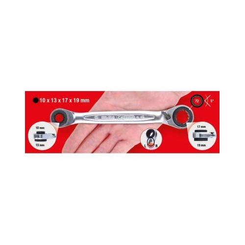 Ratschen-Doppelringschl&uuml;ssel KS TOOLS 503.4565