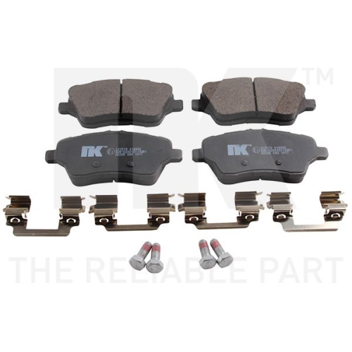 Bremsbelagsatz, Scheibenbremse NK 222579 f&uuml;r FORD, Vorderachse