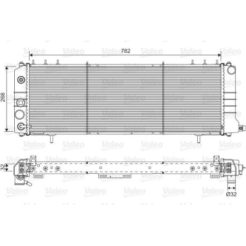 K&uuml;hler, Motork&uuml;hlung VALEO 701574 f&uuml;r JEEP
