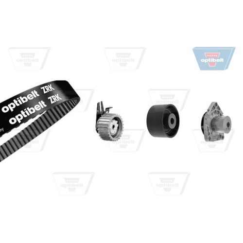 Wasserpumpe + Zahnriemensatz OPTIBELT KT 1400 W1 Optibelt-WAPU-KIT