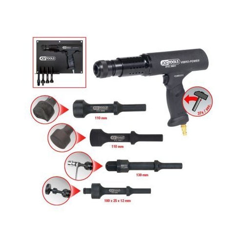 Mei&szlig;elhammer-Satz (Druckluft) KS TOOLS 515.3880