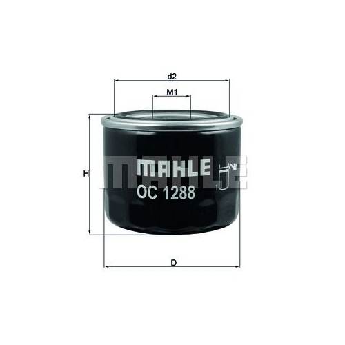 &Ouml;lfilter KNECHT OC 1288 f&uuml;r TOYOTA