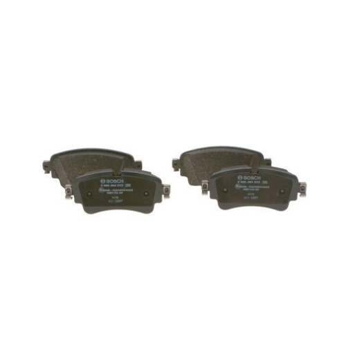 Bremsbelagsatz, Scheibenbremse BOSCH 0 986 494 833 f&uuml;r AUDI SEAT SKODA VW