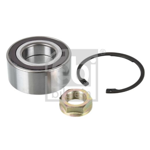 Febi Bilstein 19574 Radlagersatz mit ABS-Impulsring, Achsmutter und Sicherungsring , 1 St&uuml;ck
