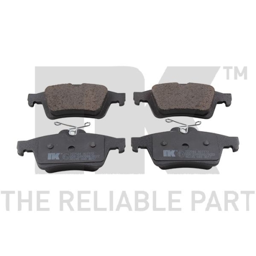 Bremsbelagsatz, Scheibenbremse NK 222584 f&uuml;r FORD VOLVO, Hinterachse