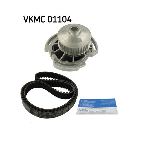 Wasserpumpe + Zahnriemensatz SKF VKMC 01104 f&uuml;r AUDI SEAT SKODA VW