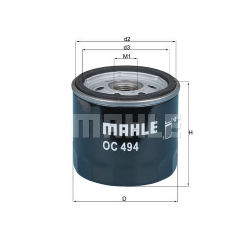 &Ouml;lfilter KNECHT OC 494 f&uuml;r FIAT