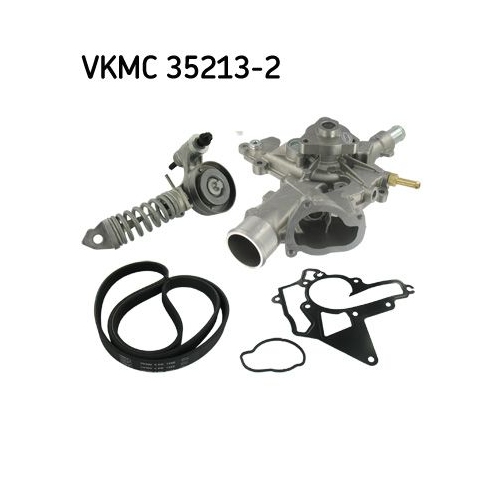 Wasserpumpe + Keilrippenriemensatz SKF VKMC 35213-2 f&uuml;r OPEL VAUXHALL CHEVROLET
