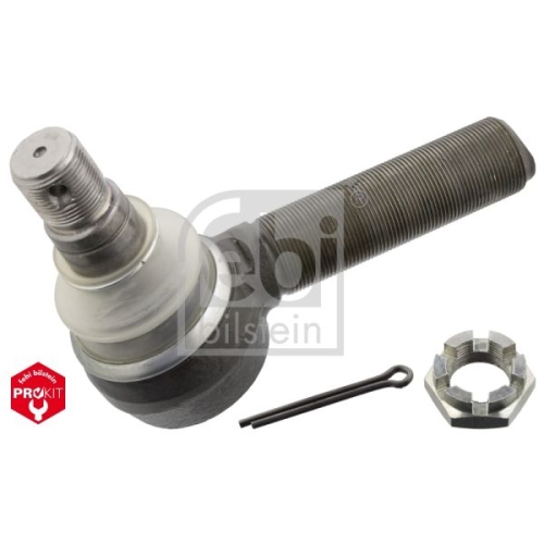 Febi Bilstein 104225 Kugelgelenk mit Kronenmutter und Splint , 1 St&uuml;ck