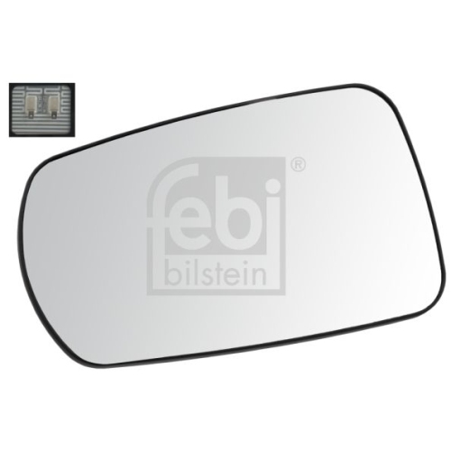 Febi Bilstein 105758 Spiegelglas f&uuml;r Hauptspiegel, 1 St&uuml;ck