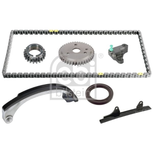 Febi Bilstein 108826 Steuerkettensatz f&uuml;r Nockenwelle, mit Gleitschienen und Kettenspanner, 1 St&uuml;ck