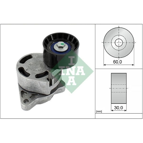 Spannarm, Keilrippenriemen INA 534 0181 10 f&uuml;r NISSAN OPEL RENAULT VAUXHALL