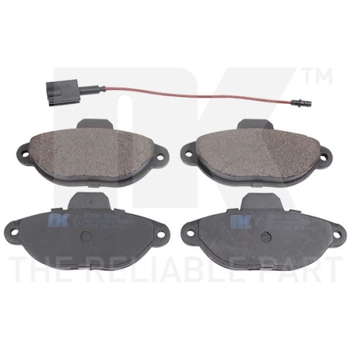 Bremsbelagsatz, Scheibenbremse NK 222590 f&uuml;r FORD, Vorderachse