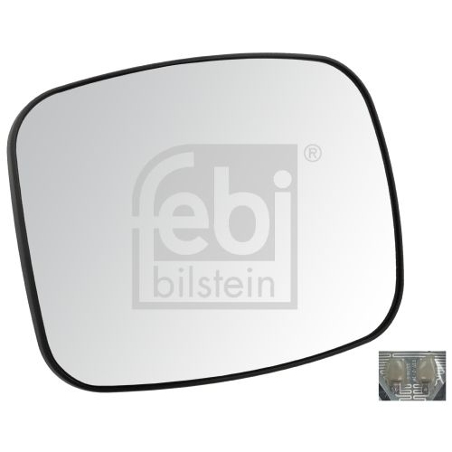 Febi Bilstein 105759 Spiegelglas f&uuml;r Weitwinkelspiegel, 1 St&uuml;ck