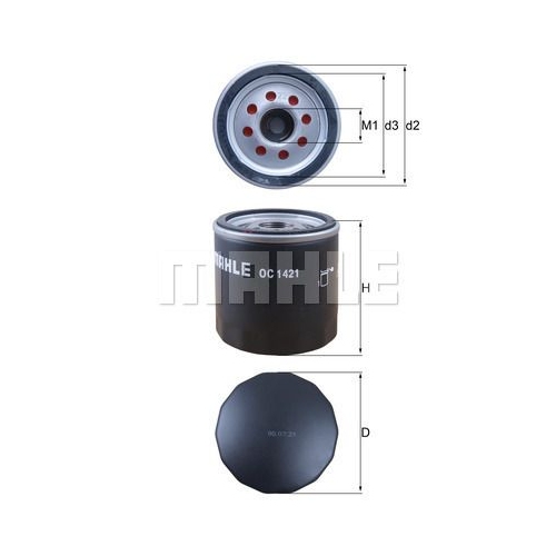&Ouml;lfilter KNECHT OC 1421 f&uuml;r GMC OPEL VAUXHALL