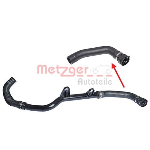 K&uuml;hlerschlauch METZGER 2420316 f&uuml;r CITRO&Euml;N FIAT PEUGEOT, rechts oben