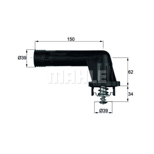 Thermostat, K&uuml;hlmittel MAHLE TI 20 95 f&uuml;r BMW