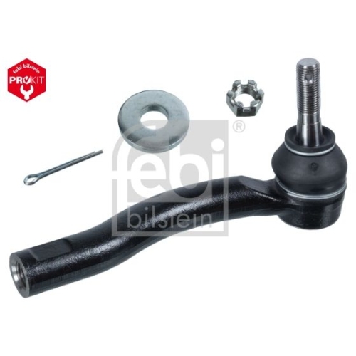 Febi Bilstein 43239 Spurstangenendst&uuml;ck mit Kronenmutter, Splint und Unterlegscheibe , 1 St&uuml;ck