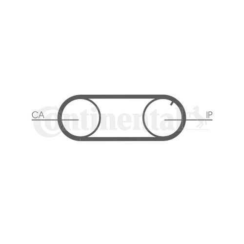 Zahnriemen CONTINENTAL CTAM CT641 f&uuml;r AUDI VOLVO VW