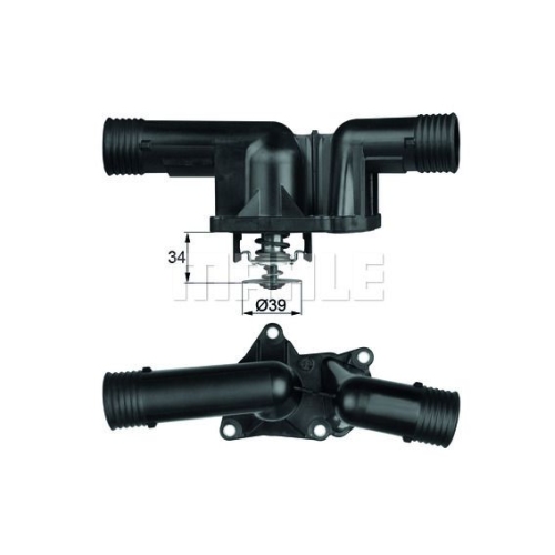 Thermostat, K&uuml;hlmittel MAHLE TI 24 95 f&uuml;r BMW