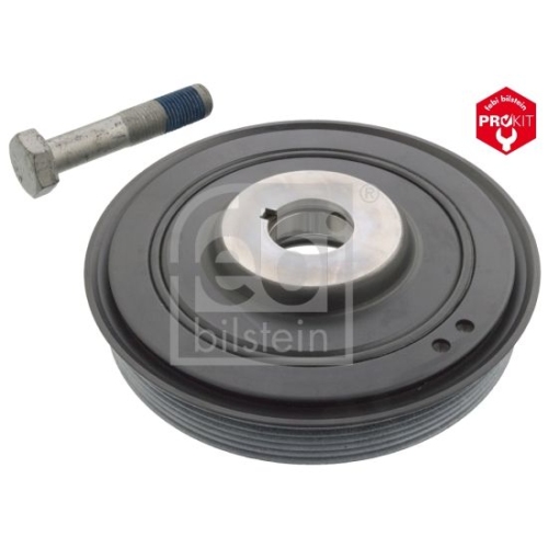 Febi Bilstein 1x 33783 Riemenscheibe entkoppelt f&uuml;r Kurbelwelle mit Schraube