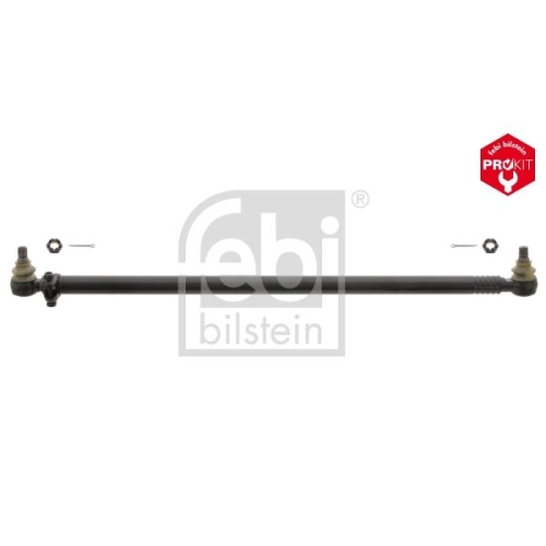 Febi Bilstein 17075 Lenkstange mit Kronenmuttern und Splinten, vom Lenkgetriebe zum Lenkzwischenhebel 2. Achse , 1 St&uuml;ck