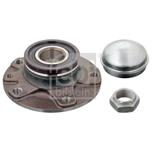 Febi Bilstein 102778 Radlagersatz mit Radnabe und Anbaumaterial , 1 St&uuml;ck