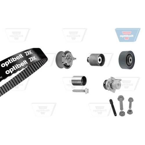 Wasserpumpe + Zahnriemensatz OPTIBELT KT 1420 W1 Optibelt-WAPU-KIT