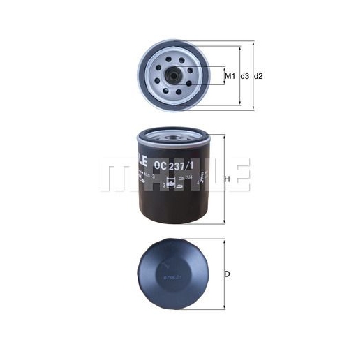 &Ouml;lfilter KNECHT OC 237/1 f&uuml;r FORD GMC ROVER LDV LAND ROVER