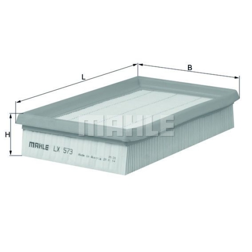Luftfilter KNECHT LX 573 f&uuml;r CHRYSLER