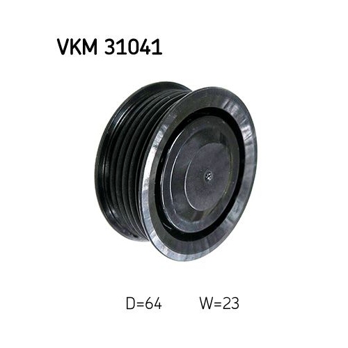 Umlenk-/F&uuml;hrungsrolle, Keilrippenriemen SKF VKM 31041 f&uuml;r AUDI CHRYSLER FIAT VW