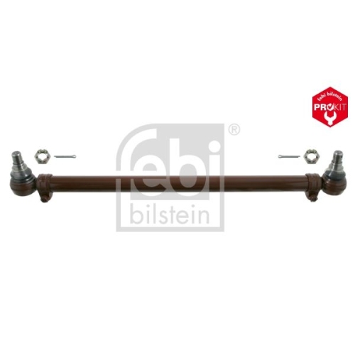 Febi Bilstein 24116 Lenkstange mit Kronenmuttern und Splinten , 1 St&uuml;ck