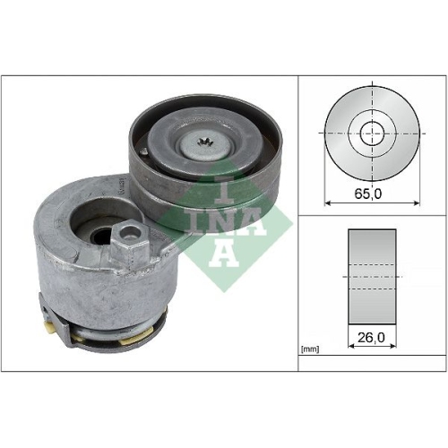 Spannarm, Keilrippenriemen INA 534 0240 10 f&uuml;r MITSUBISHI NISSAN OPEL RENAULT
