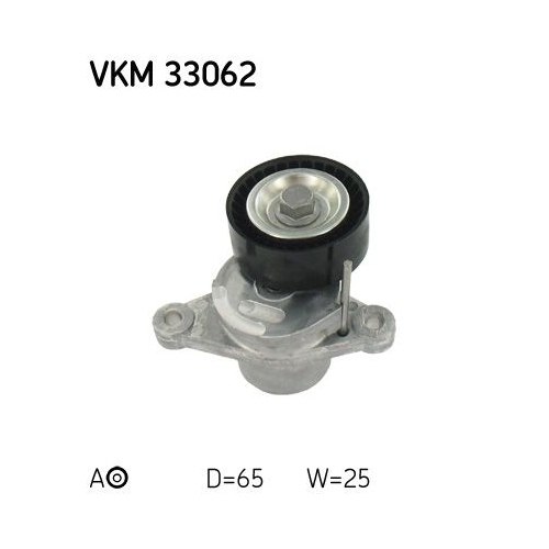 Spannrolle, Keilrippenriemen SKF VKM 33062 f&uuml;r CITRO&Euml;N PEUGEOT, rechts