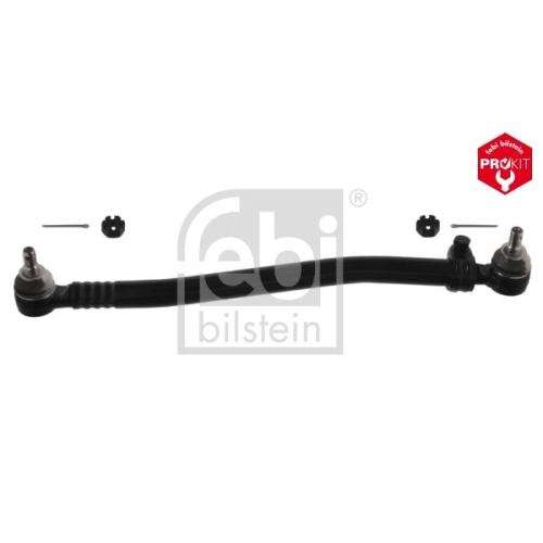 Febi Bilstein 06578 Lenkstange mit Kronenmuttern und Splinten, vom Lenkgetriebe zur 1. Vorderachse , 1 St&uuml;ck