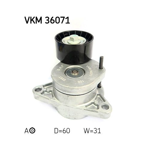 Spannrolle, Keilrippenriemen SKF VKM 36071 f&uuml;r NISSAN OPEL RENAULT VAUXHALL