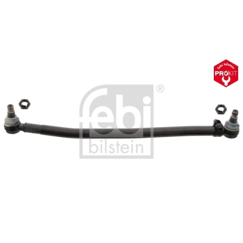 Febi Bilstein 06582 Lenkstange mit Sicherungsmuttern, vom Lenkgetriebe zur 1. Vorderachse , 1 St&uuml;ck