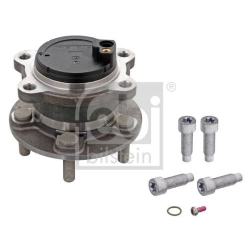 Febi Bilstein 102787 Radlagersatz mit Radnabe, ABS-Impulsring und Anbaumaterial , 1 St&uuml;ck