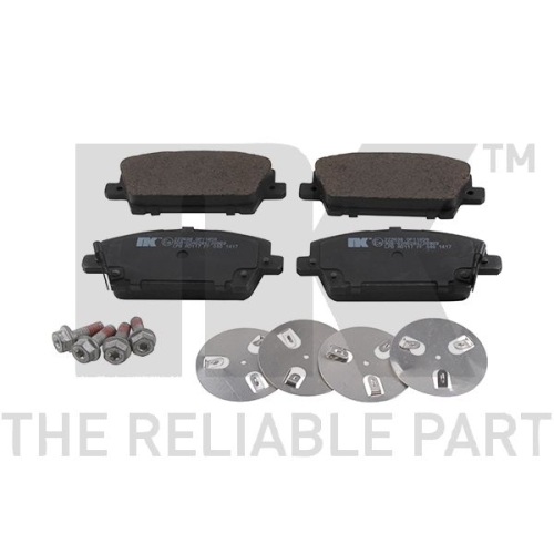 Bremsbelagsatz, Scheibenbremse NK 222638 f&uuml;r HONDA, Vorderachse