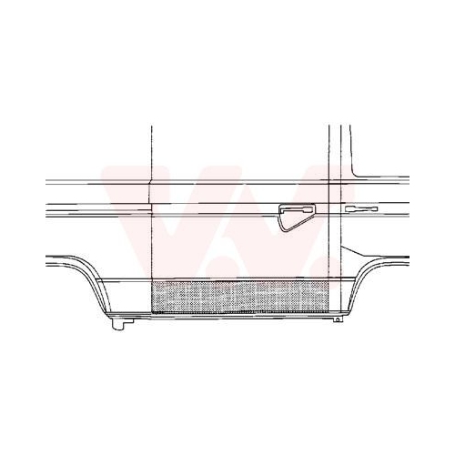 T&uuml;r, Karosserie VAN WEZEL 5874174 f&uuml;r, au&szlig;en, links, rechts, seitlicherEinbau