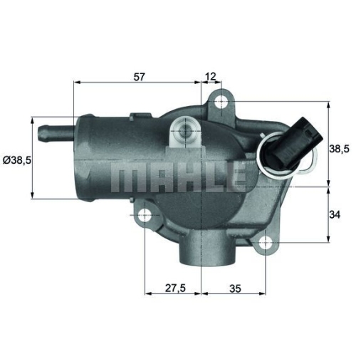 Thermostat, K&uuml;hlmittel MAHLE TI 30 92 f&uuml;r MERCEDES-BENZ