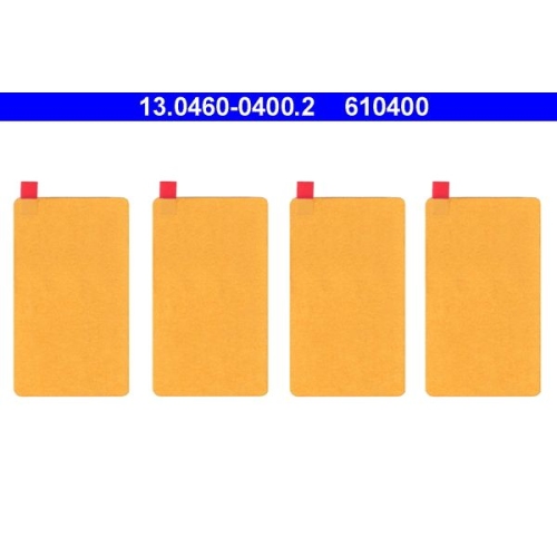 Zubeh&ouml;rsatz, Scheibenbremsbelag ATE 13.0460-0400.2