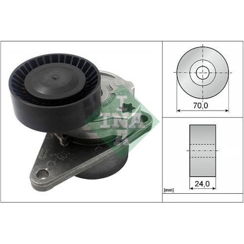 Spannarm, Keilrippenriemen INA 534 0103 10 f&uuml;r VOLVO VOLVO ASIA