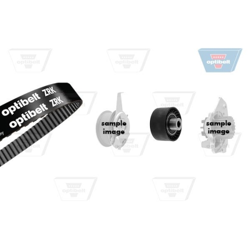 Wasserpumpe + Zahnriemensatz OPTIBELT KT 1500 W1 Optibelt-WAPU-KIT f&uuml;r CITRO&Euml;N