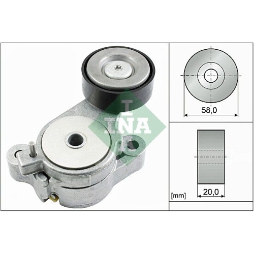 Spannarm, Keilrippenriemen INA 534 0396 10 f&uuml;r AUDI SEAT SKODA VW